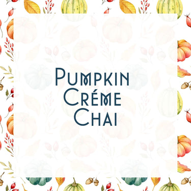 Pumpkin Crème Chai 🎃 – Bold Black Tea with Real Pumpkin & Spices